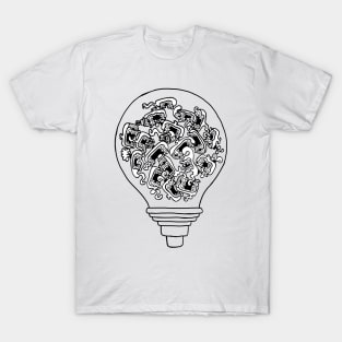 Lightbulb Of Doodle Chaos T-Shirt